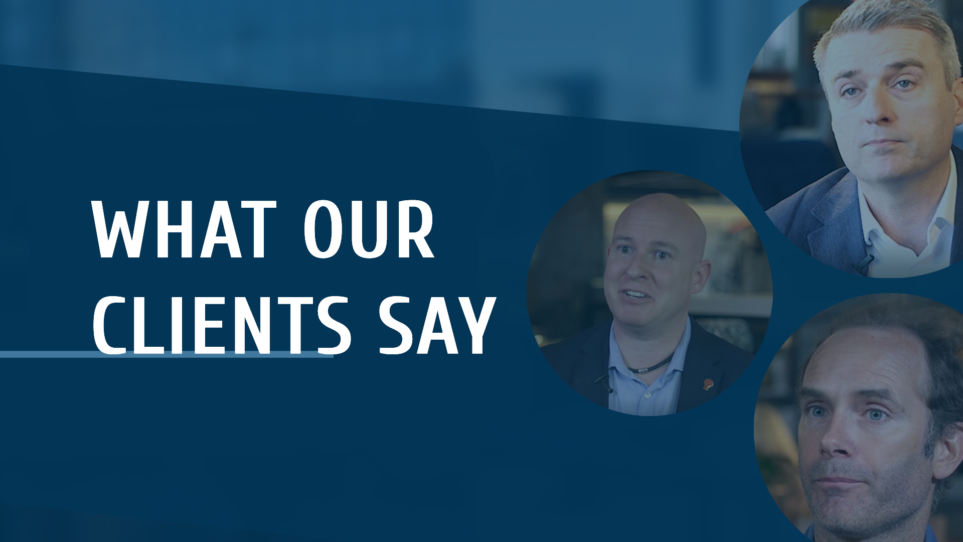 What our clients say